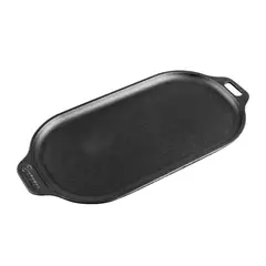VICTORIA - Plancha Ovalada Hierro Fundido 34 Cm X 17 Cm Ref 39790