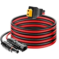 ECOFLOW - Cable Conector Panel Solar MC4 a XT60 5Mts