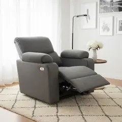 ESTILO RELAX - Silla Reclinable Con Herraje Eléctrico - Gris