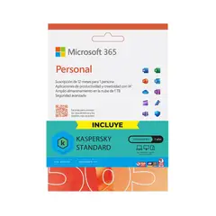 MICROSOFT - Office 365 Personal 12 Meses 1 Usuario 5 Dispositivos PIN