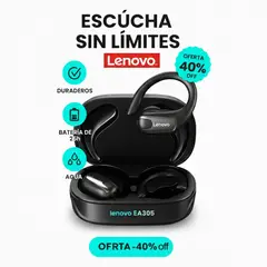LENOVO - Audifonos inalambricos EA305 con gancho en oreja bluetooth 5.4