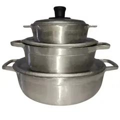 GENERICO - Caldero Olla en Aluminio en trio