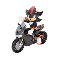 SONIC - Figura articulada Shadow en su moto Colección