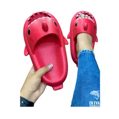 NACIONAL - PantuflasUnisex Diseño Tiburón EVA Suaves Livianas y Antideslizantes