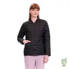 TOTTO - Chaqueta Acolchada Plegable Rpet Owens Negro Mujer