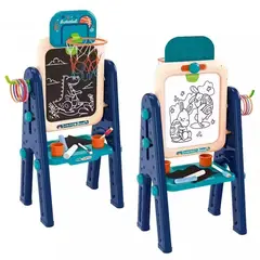 GENERICO - Pizarra Tablero Didáctico Multifuncional Con Cancha De Basket Y Juegos