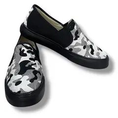 XIAN SHOES - Mocasin Hombre militar negro suela negra 25