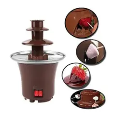 GENERICO - Fuente de Chocolate Eccomum de 3 Niveles – Mini Máquina Cascada de Chocolate Eléctrica 35W