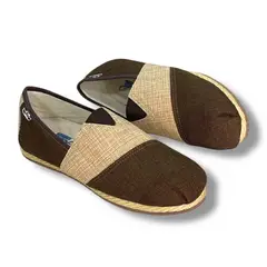 XIAN SHOES - Alpargata yute hombre cafe miel 25