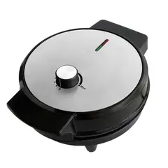 MERTEC - Waflera Antiadherente de Acero Inoxidable 4 Porciones