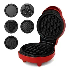 SOKANY - Waflera Eléctrica 5 En 1 Sándwich Pizza Donas