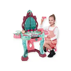 GENERICO - Tocador Infantil Beauty Angel Espejo magico y Accesorios