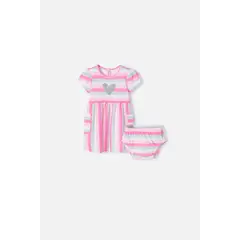 LITTLEMIC - Vestido manga corta bebé niña