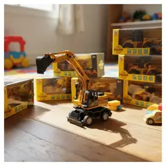 INFANTILES CAJUROMIX - Excavadora de pala De Juguete Maquinas A Escala