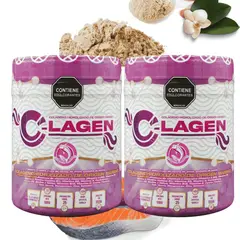 UNMERCO - C-LAGEN X2 Colágeno marino + magnesio para articulaciones