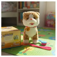 INFANTILES CAJUROMIX - Peluche Mascota Interactiva Y Mecánica Gato