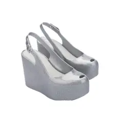 MELISSA - SANDALIAS MUJER PLATA GROOVY 33925-AQ314