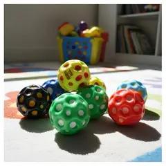 INFANTILES CAJUROMIX - Pelota Antiestrés Con Huecos