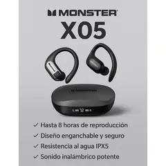 MONSTER - Audífonos Inalámbricos X05 bluetooth 5.3