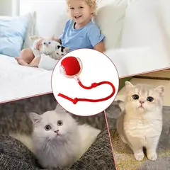 WAER - Pelota Gatos Con Soga Juguete Inteligente