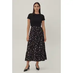 FRIOLENTA - Falda Larga flores