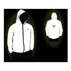 LAVEF - Chaqueta 100% Reflectiva para Moto Alta Visibilidad Impermeable-S