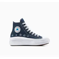 CONVERSE - Tenis Azul Junior Ctas Move Hi Navy A15571C