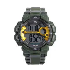 TEMPUS - Reloj Digital Verde Para Caballero YP21818-04