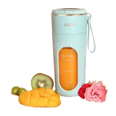 ZHOPI CO - Mini Licuadora Portátil Recargable USB Jugos Batidos