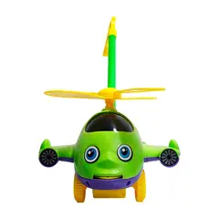 GENERICO - Avion Helicoptero Movimiento Arrastre Niños Juguete