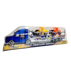 GENERICO - Camion Tractomula Retroexcavadora Build De Juguete Niños