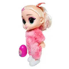 GENERICO - Muñeca Bebe Pijama Peluche Fashion + Mascota Juguete