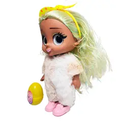 GENERICO - Muñeca Bebe Pijama Peluche Fashion + Mascota Juguete