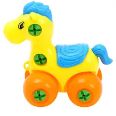 GENERICO - Carro Caballo Figura Armable + Destornillador Juguete