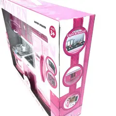 GENERICO - Cocina Muñecas Niñas Horno Luz Nevera Sonido 3 Modulos