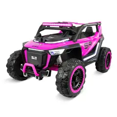 PRINSEL - Carro Eléctrico Niña Doble 12v Tipo Canam Starlight Pink