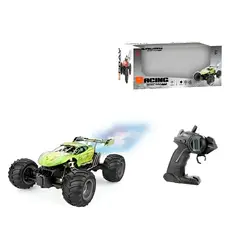 GENERICO - Carro Monster Recargable Tornasol Juguete + Control Remoto