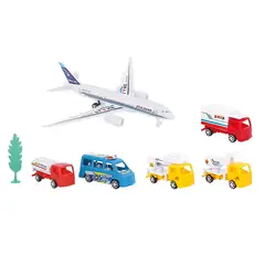 GENERICO - Avion Camiones Transporte Gruas Juguete Aeropuerto