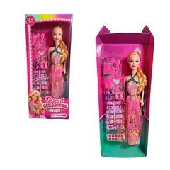 GENERICO - Muñeca Juguete Niñas Con Vestido Elegante Accesorios Uñas