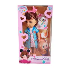 GENERICO - Muñeca Doctora Veterinaria Con Mascota Estetoscopio Juguete