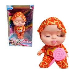 GENERICO - Muñeco Bebe Dormilon Bebote Con Paleta De Juguete Niñas