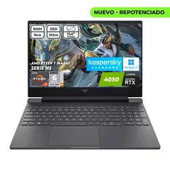 HP - Portátil Gamer Victus 15 Amd Ryzen 7 7445hs Ram 16gb Ddr5 Ssd 51gb Rtx4050 Windows 11