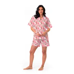 CLONHADAS - Pijama completa con pantalón corto Mujer Manga corta CAMILA