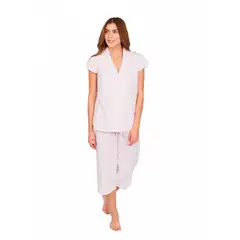 CLONHADAS - Pijama completa con pantalón capri Mujer Manga Sisa LINA