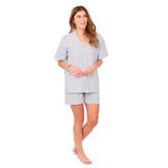 CLONHADAS - Pijama completa con pantalón corto Mujer Manga corta CAMILA