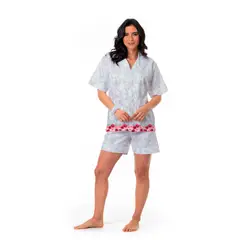 CLONHADAS - Pijama completa con pantalón corto Mujer Manga corta CAMILA