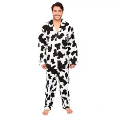 CLONHADAS - Pijama completa con pantalón hombre Manga larga DANIEL ABRIGADO