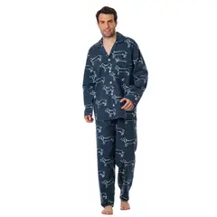 CLONHADAS - Pijama completa con pantalón hombre Manga larga DANIEL ABRIGADO