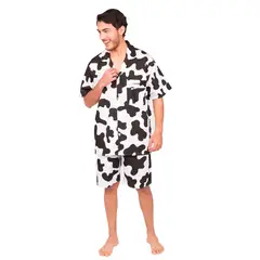 CLONHADAS - Pijama completa con pantalón hombre Manga corta ANDY