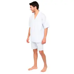 CLONHADAS - Pijama completa con pantalón hombre Manga corta ANDY